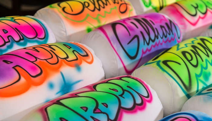 Airbrush Skwish Pillows