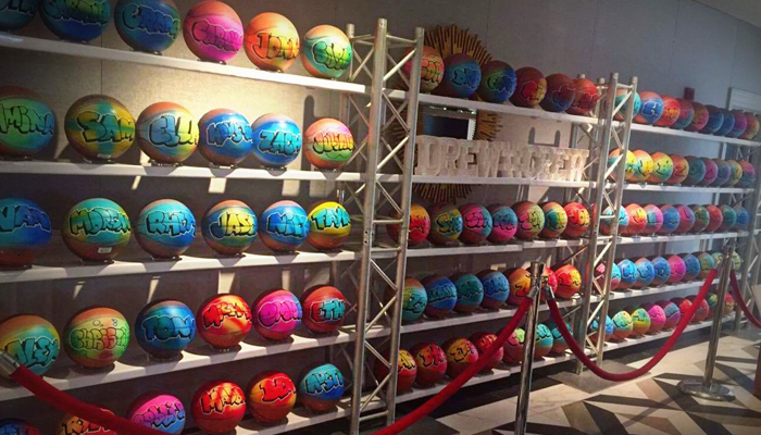 Airbrushed Basketballs