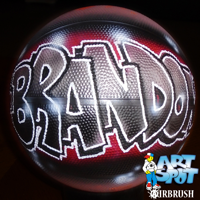 airbrushed basketballs